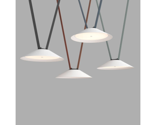 Трековый светильник Denkirs Belty Flow DK5664-WH+BK Трековый светильник Denkirs Belty Flow DK5664-WH+BK