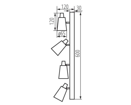 Спот Kanlux SEMPRA EL-4I B-SR 33097
