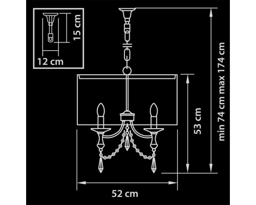 Подвесная люстра Lightstar Paralume 725033