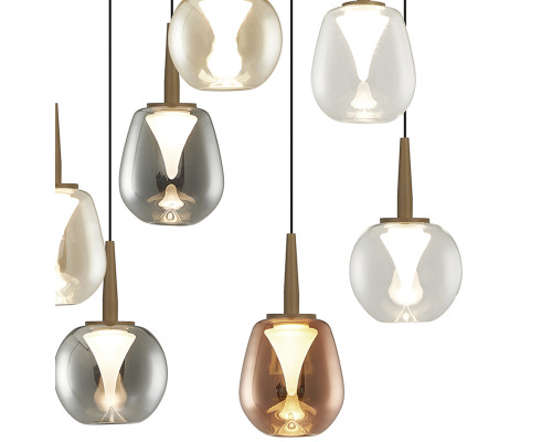 Подвесная светодиодная люстра Mantra Andromeda 8934+8PL