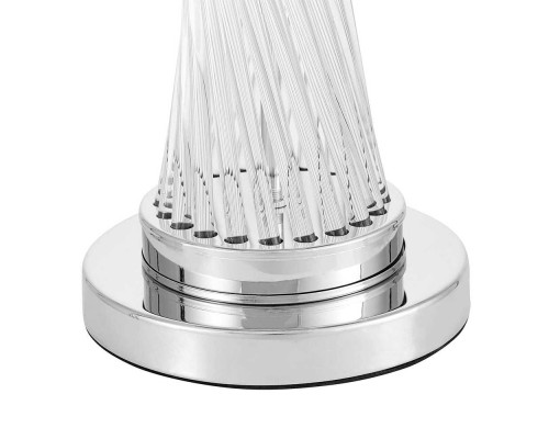 Настольная лампа Lumina Deco Villanova LDT 302 CHR+BK