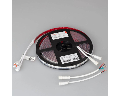 Светодиодная лента герметичная Arlight 14W/m 60LED/m 5060SMD разноцветный 5М DMX-PS-B60-12mm 24V 039182 Светодиодная лента герметичная Arlight 14W/m 60LED/m 5060SMD разноцветный 5М DMX-PS-B60-12mm 24V 039182