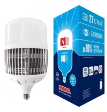 Лампа LED сверхмощная Volpe E27 100W 4000K матовая LED-M80-100W/4000K/E27/FR/NR UL-00006797