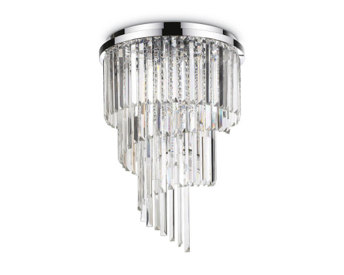 Потолочная люстра Ideal Lux Carlton PL12 Cromo 168937 Потолочная люстра Ideal Lux Carlton PL12 Cromo 168937