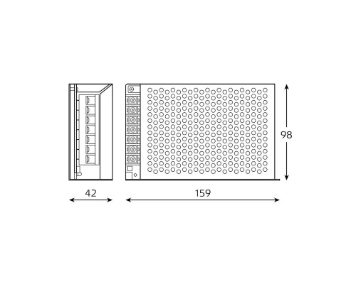 Блок питания Gauss 100W 12V IP20 BT505