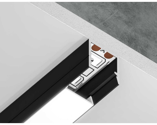 Профиль алюминиевый накладной AMBRELLA LIGHT ILLUMINATION GP1650BK