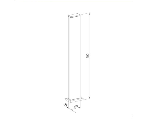 Уличный светодиодный светильник Elektrostandard 1538 Techno Led черный a053316 Уличный светодиодный светильник Elektrostandard 1538 Techno Led черный a053316