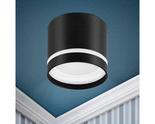 Накладной светильник ЭРА OL9 GX53 BK/WH Б0048542