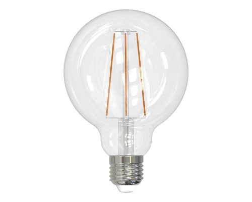 Лампа светодиодная филаментная Uniel E27 10W 4000K прозрачная LED-G95-10W/4000K/E27/CL PLS02WH UL-00004863 Лампа светодиодная филаментная Uniel E27 10W 4000K прозрачная LED-G95-10W/4000K/E27/CL PLS02WH UL-00004863