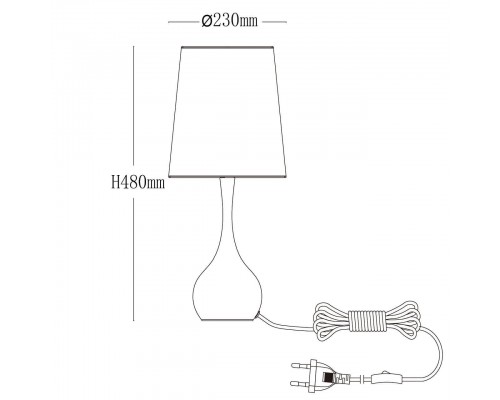 Настольная лампа MW-Light Салон 415033701