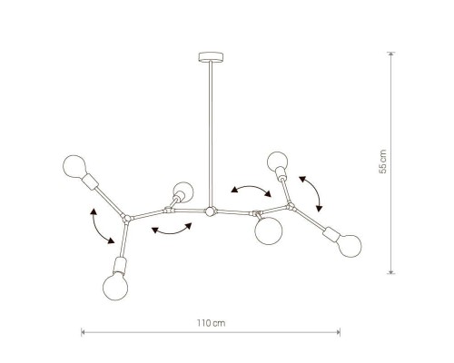 Подвесная люстра Nowodvorski Twig 9138