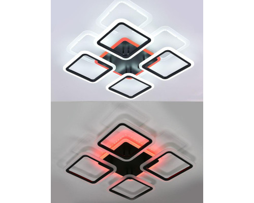 Потолочная светодиодная люстра Natali Kovaltseva High-Tech Led Lamps 82004 Black Потолочная светодиодная люстра Natali Kovaltseva High-Tech Led Lamps 82004 Black