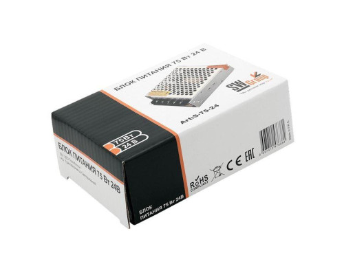 Блок питания SWG 24V 75W IP20 3,2A S-75-24 000299 Блок питания SWG 24V 75W IP20 3,2A S-75-24 000299