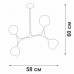 Подвесная люстра Vitaluce V4823-1/4PL