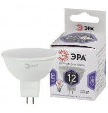 Лампа светодиодная ЭРА GU5.3 12W 6000K матовая LED MR16-12W-860-GU5.3 Б0049075