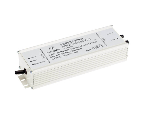 Блок питания Arlight ARPV-LG05150-PFC 5V 150W IP67 30A 015755 Блок питания Arlight ARPV-LG05150-PFC 5V 150W IP67 30A 015755