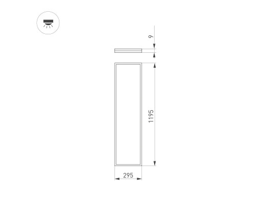 Светодиодная панель Arlight DL-INTENSO-S300x1200-40W Day4000 (WH, 120 deg, CRI90, 230V) 043582 Светодиодная панель Arlight DL-INTENSO-S300x1200-40W Day4000 (WH, 120 deg, CRI90, 230V) 043582