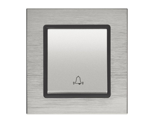Выключатель Звонок Vesta-Electric Exclusive Silver Metallic серебро FVK050308SER