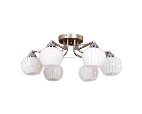 Потолочная люстра Elvan LU-37850/6-E14-Si+Wh Потолочная люстра Elvan LU-37850/6-E14-Si+Wh