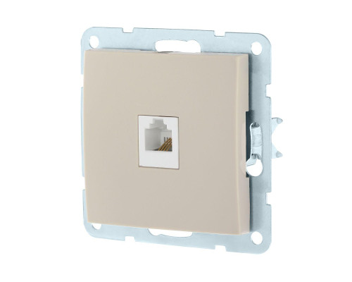 Розетка телефонная RJ-12 LK Studio LK60 бежевый 865501-1 Розетка телефонная RJ-12 LK Studio LK60 бежевый 865501-1