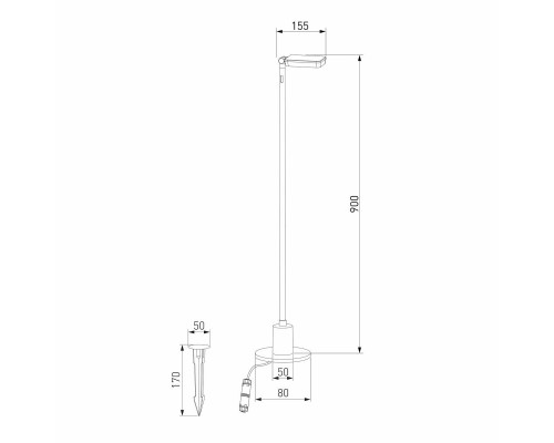 Уличный светодиодный светильник Elektrostandard Joli 35182/F a068102 Уличный светодиодный светильник Elektrostandard Joli 35182/F a068102