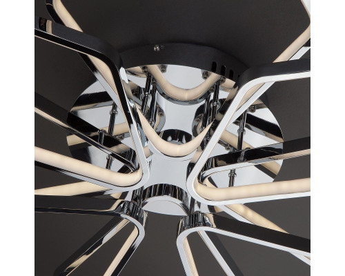 Потолочная светодиодная люстра Eurosvet Kalifea 90081/8 хром Потолочная светодиодная люстра Eurosvet Kalifea 90081/8 хром