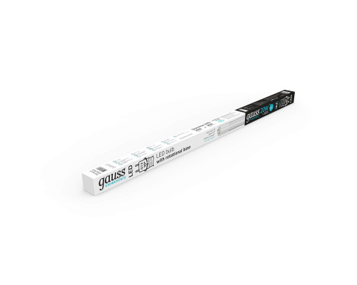 Лампа светодиодная Gauss G13 20W 4000К матовая 93029-R Лампа светодиодная Gauss G13 20W 4000К матовая 93029-R