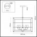 Подвесная люстра Lumion Lofti Rupert 4410/5