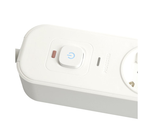 Сетевой фильтр 5-местный с/з STEKKER3x1мм2, 1,8 м, 250В, 16А, 2 USB-A+2 Type-C, серия Nova, белый Сетевой фильтр 5-местный с/з STEKKER3x1мм2, 1,8 м, 250В, 16А, 2 USB-A+2 Type-C, серия Nova, белый