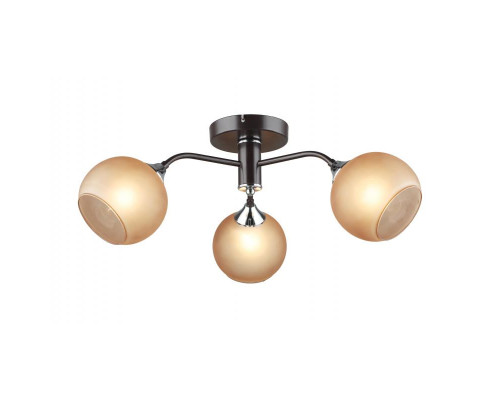 Потолочная люстра IMEX MD.5965-3-S-COFFEE+CR Потолочная люстра IMEX MD.5965-3-S-COFFEE+CR