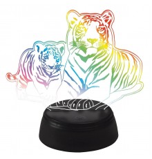 Светодиодная фигура Uniel ULI-M508 RGB/3AA Tiger Family/Black UL-00008403