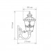 Уличный настенный светильник Elektrostandard Diadema a028003