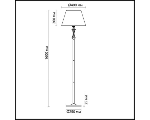 Торшер Lumion Classi Kimberly 4408/1F