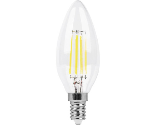 Лампа светодиодная филаментная Feron E14 11W 2700K Свеча Прозрачная LB-713 38006 Лампа светодиодная филаментная Feron E14 11W 2700K Свеча Прозрачная LB-713 38006