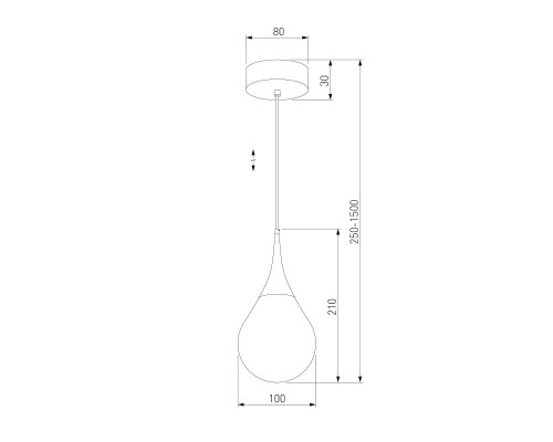 Подвесной светодиодный светильник Eurosvet Adour 50256/1 LED дымчатый Подвесной светодиодный светильник Eurosvet Adour 50256/1 LED дымчатый