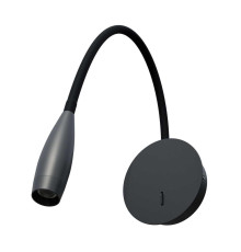 Бра 3W 160LM 3000K, черный Omega Lightstar 200337