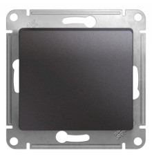 Выключатель одноклавишный Systeme Electric Glossa 10A 250V графит GSL001311