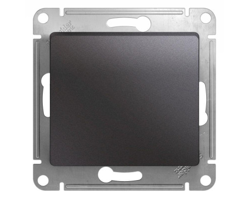 Выключатель одноклавишный Systeme Electric Glossa 10A 250V графит GSL001311 Выключатель одноклавишный Systeme Electric Glossa 10A 250V графит GSL001311