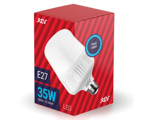 Лампа светодиодная REV T120 E27 35W 6500К PowerMax холодный белый свет 32420 1 Лампа светодиодная REV T120 E27 35W 6500К PowerMax холодный белый свет 32420 1