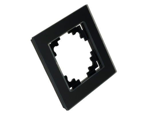 Рамка 1-постовая Stekker Катрин черный матовый GFR00-7001-05М 49600 Рамка 1-постовая Stekker Катрин черный матовый GFR00-7001-05М 49600