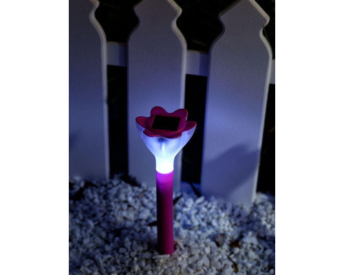 Светильник на солнечных батареях Uniel Promo USL-C-420/PT305 Pink Crocus UL-00001762 Светильник на солнечных батареях Uniel Promo USL-C-420/PT305 Pink Crocus UL-00001762