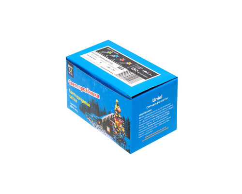 Светодиодная гирлянда Uniel сетка 220V разноцветный ULD-N1815-180/DTA Multi IP20 UL-00005488 Светодиодная гирлянда Uniel сетка 220V разноцветный ULD-N1815-180/DTA Multi IP20 UL-00005488