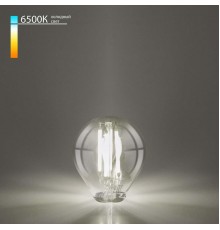 Лампа светодиодная филаментная Elektrostandard E14 6W 6500K прозрачная BLE1439 a056250