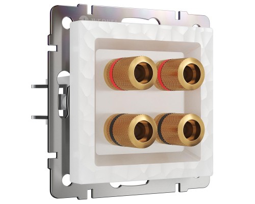 Акустическая розетка Werkel Hammer х4 белый W1285001 4690389163104 Акустическая розетка Werkel Hammer х4 белый W1285001 4690389163104