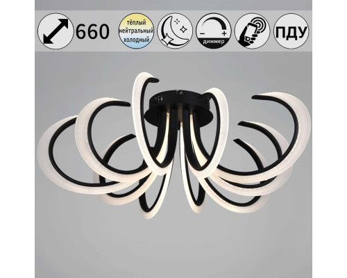 Потолочный светильник Reluce 74390-0.3-5+5 black