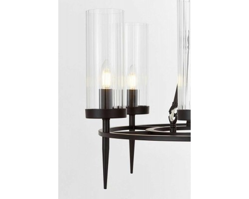 Подвесная люстра Lumina Deco Moratti LDP 8022-6 BK+PR Подвесная люстра Lumina Deco Moratti LDP 8022-6 BK+PR