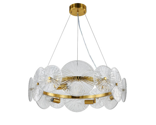 Подвесная люстра Indigo Miele V12021/6P Brass V000604 Подвесная люстра Indigo Miele V12021/6P Brass V000604