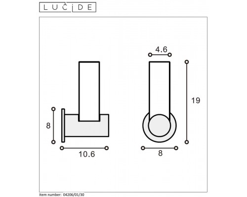 Бра Lucide Jayla 04206/01/30