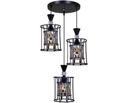 Потолочный светильник Reluce 05362-0.9-03 BK+CH