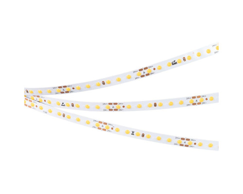 Светодиодная лента Arlight 9,6W/m 128LED/m COB теплый белый 5M COB-X128-8mm 24V Warm3000 036838 Светодиодная лента Arlight 9,6W/m 128LED/m COB теплый белый 5M COB-X128-8mm 24V Warm3000 036838
